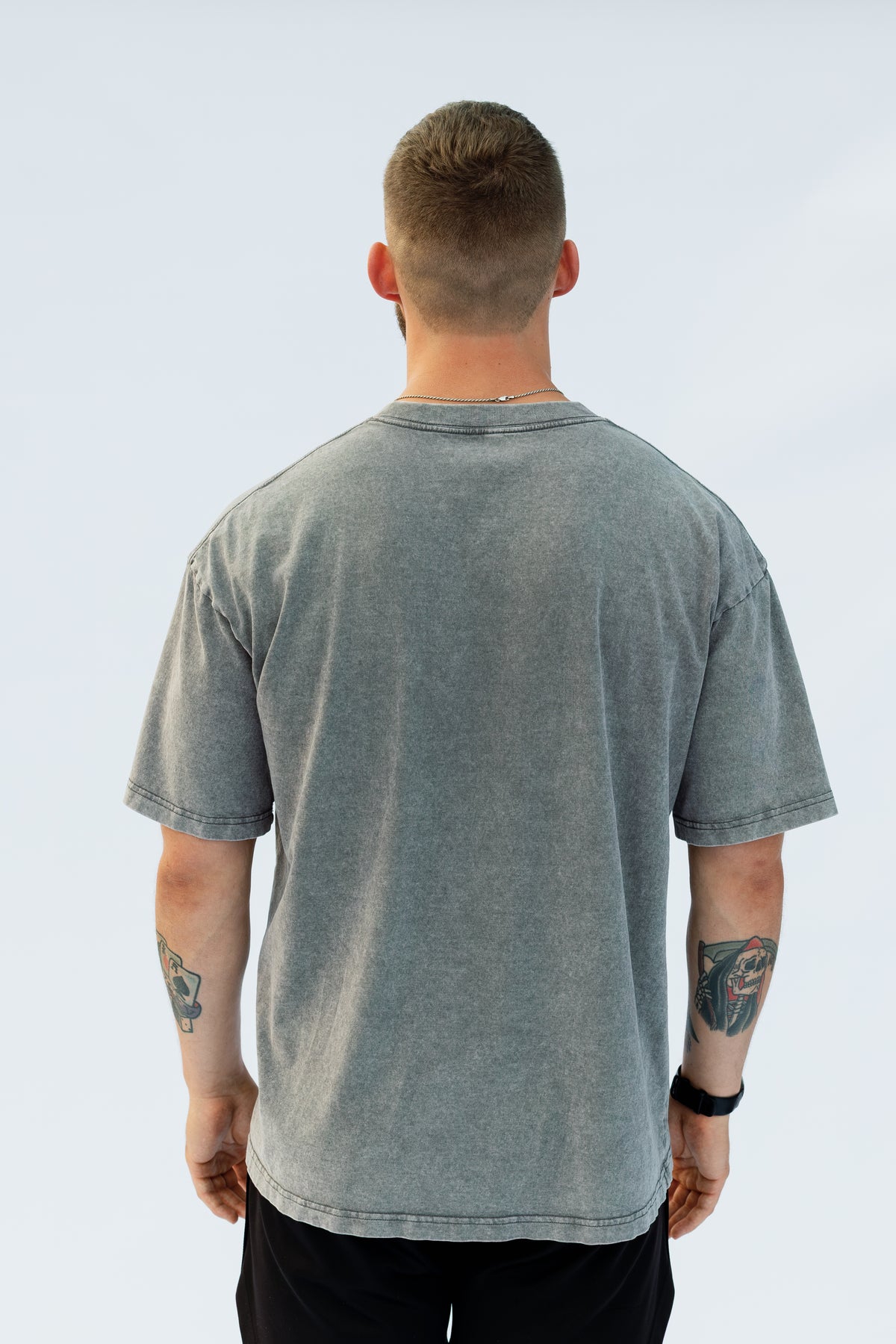 "H" Logo Vintage Washed T-Shirt