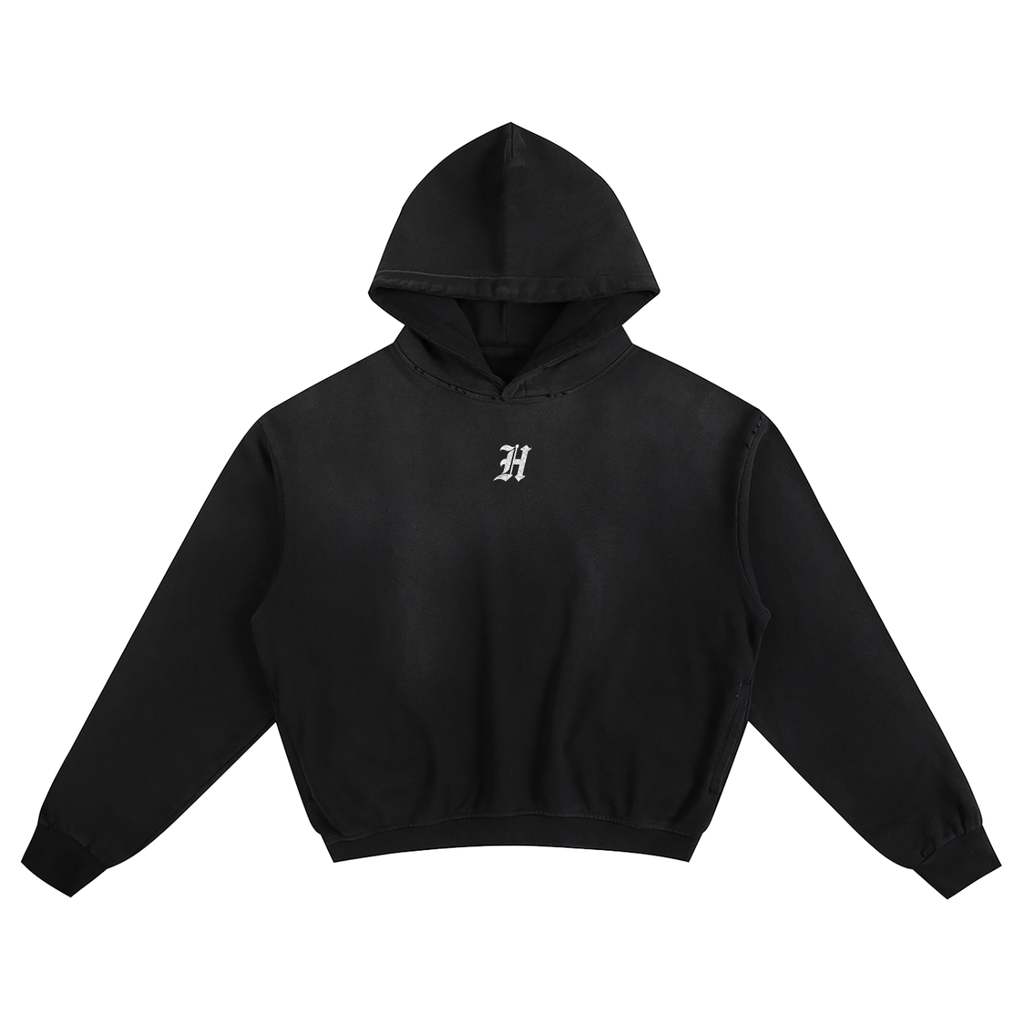 "Why Wait?" Cropped Hoodie