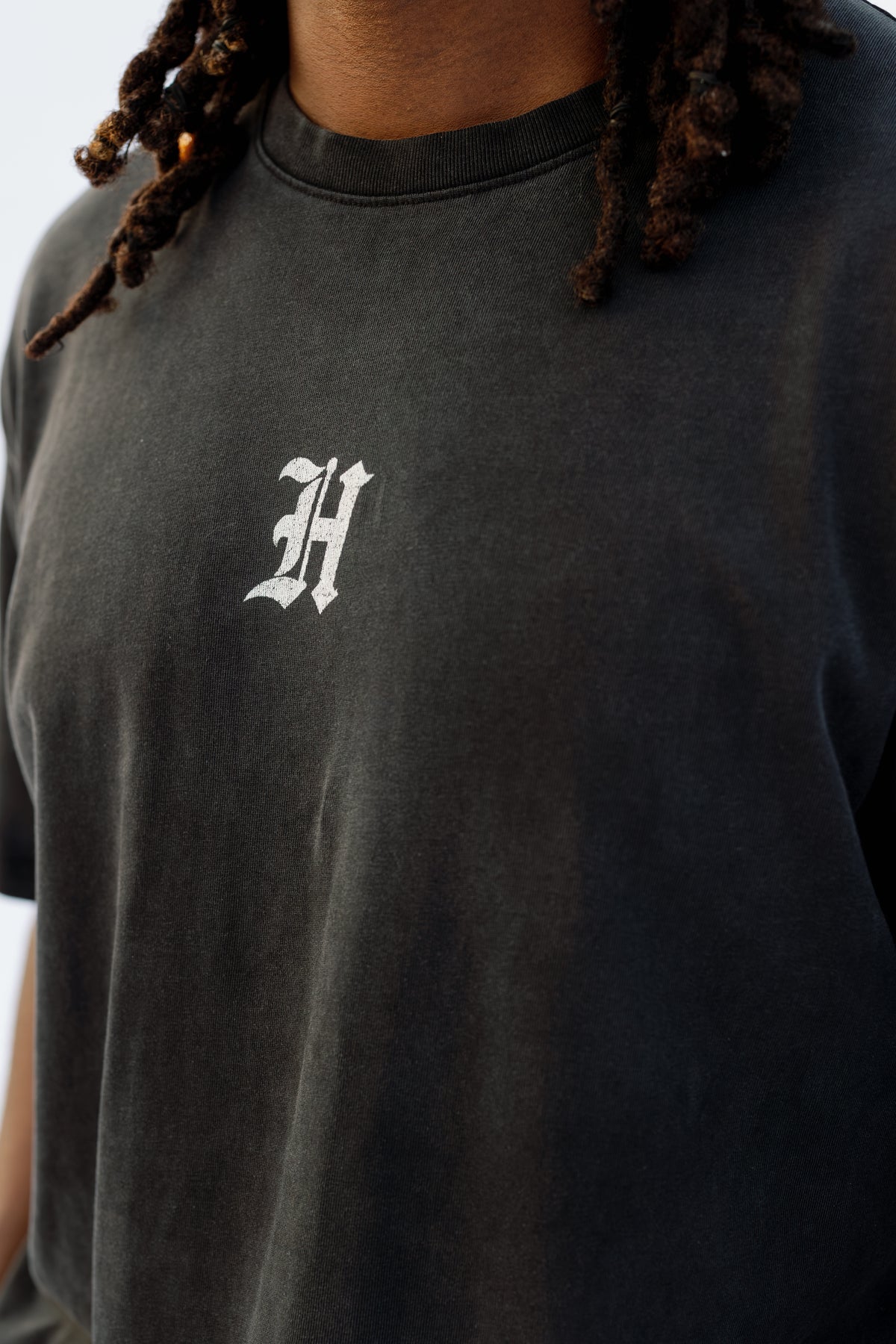 "H" Logo Vintage Washed T-Shirt